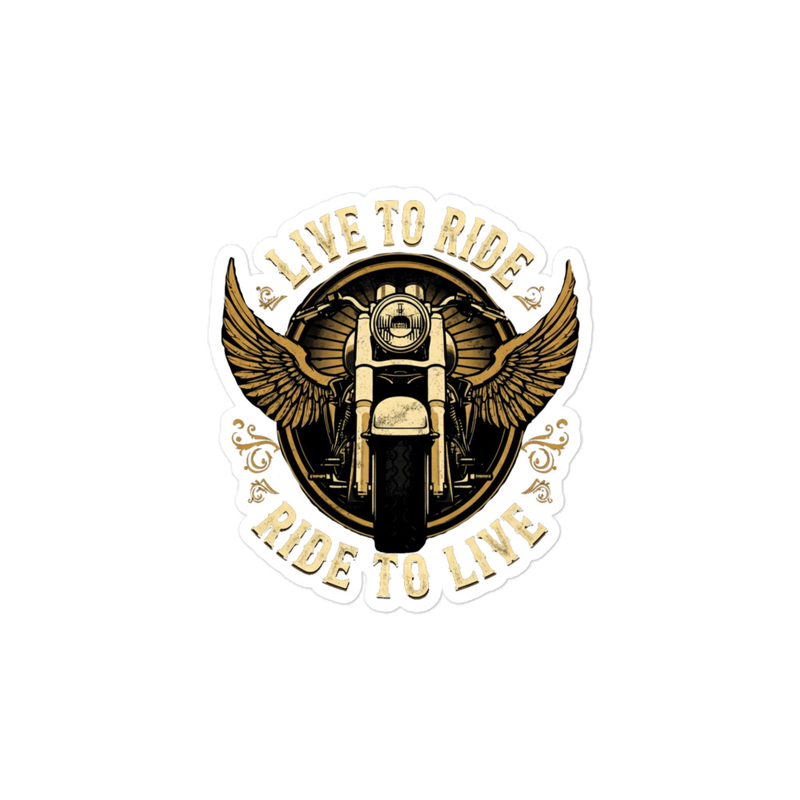 Live to Ride Stickers