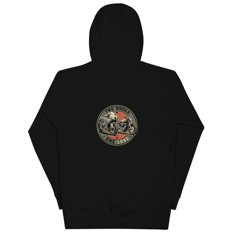 Two Wheels One Love - Classic Hoodie