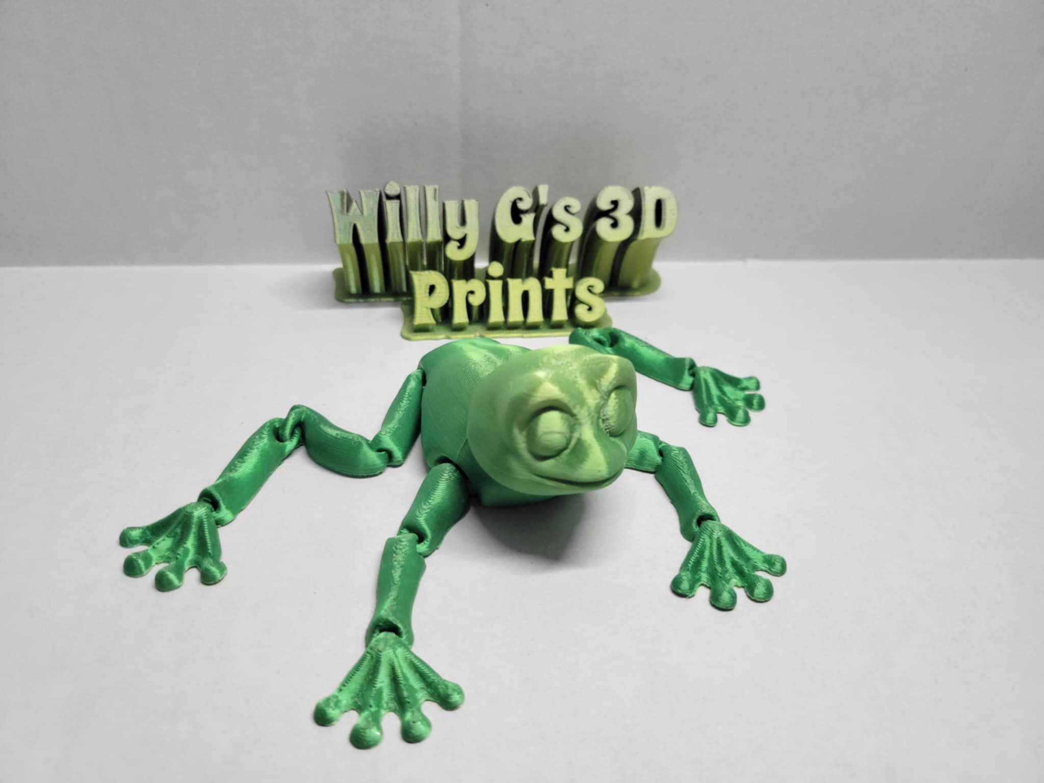 3D Printed Articulated Frog