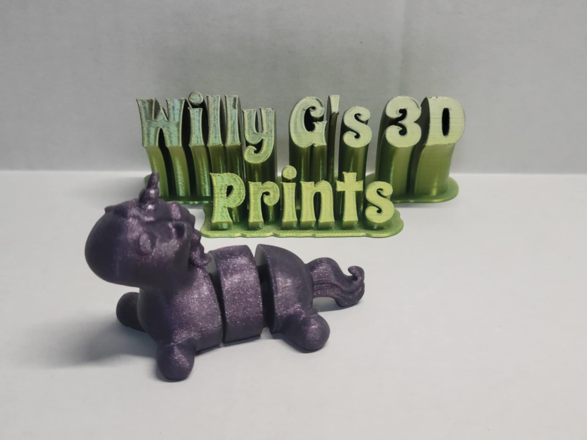 3D Printed Articulated Unicorn