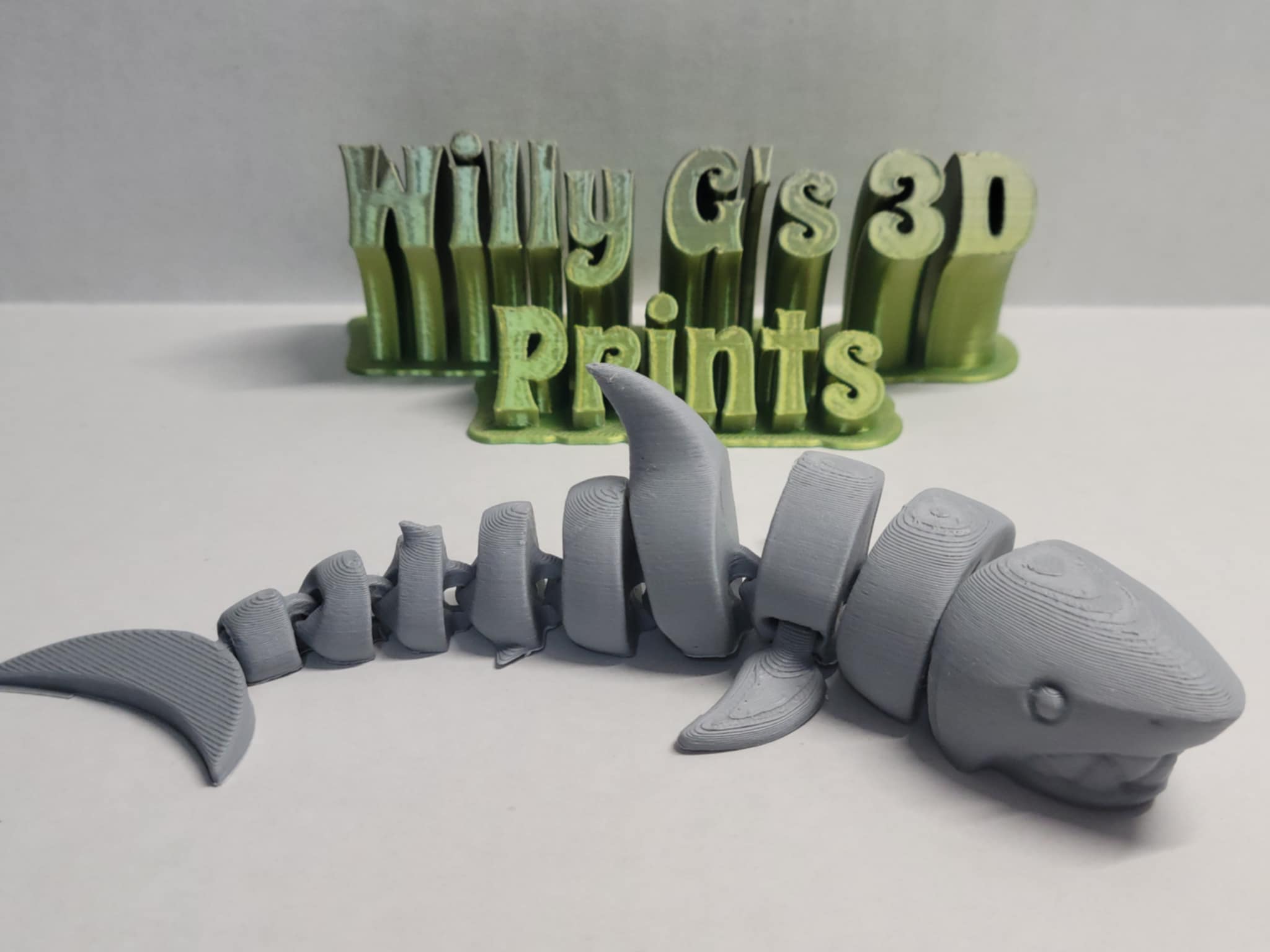3D Printed Articulated Shark