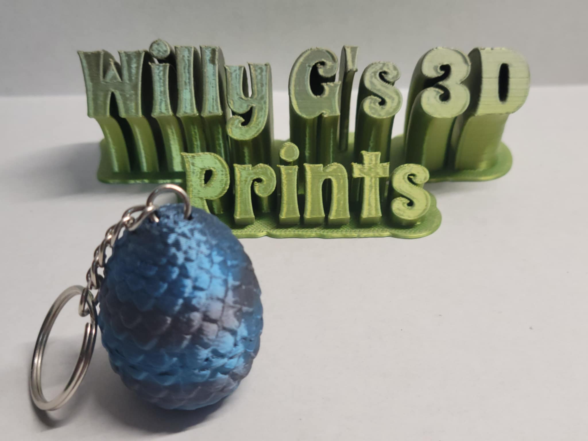 3D Printed Dragon Egg Keychain