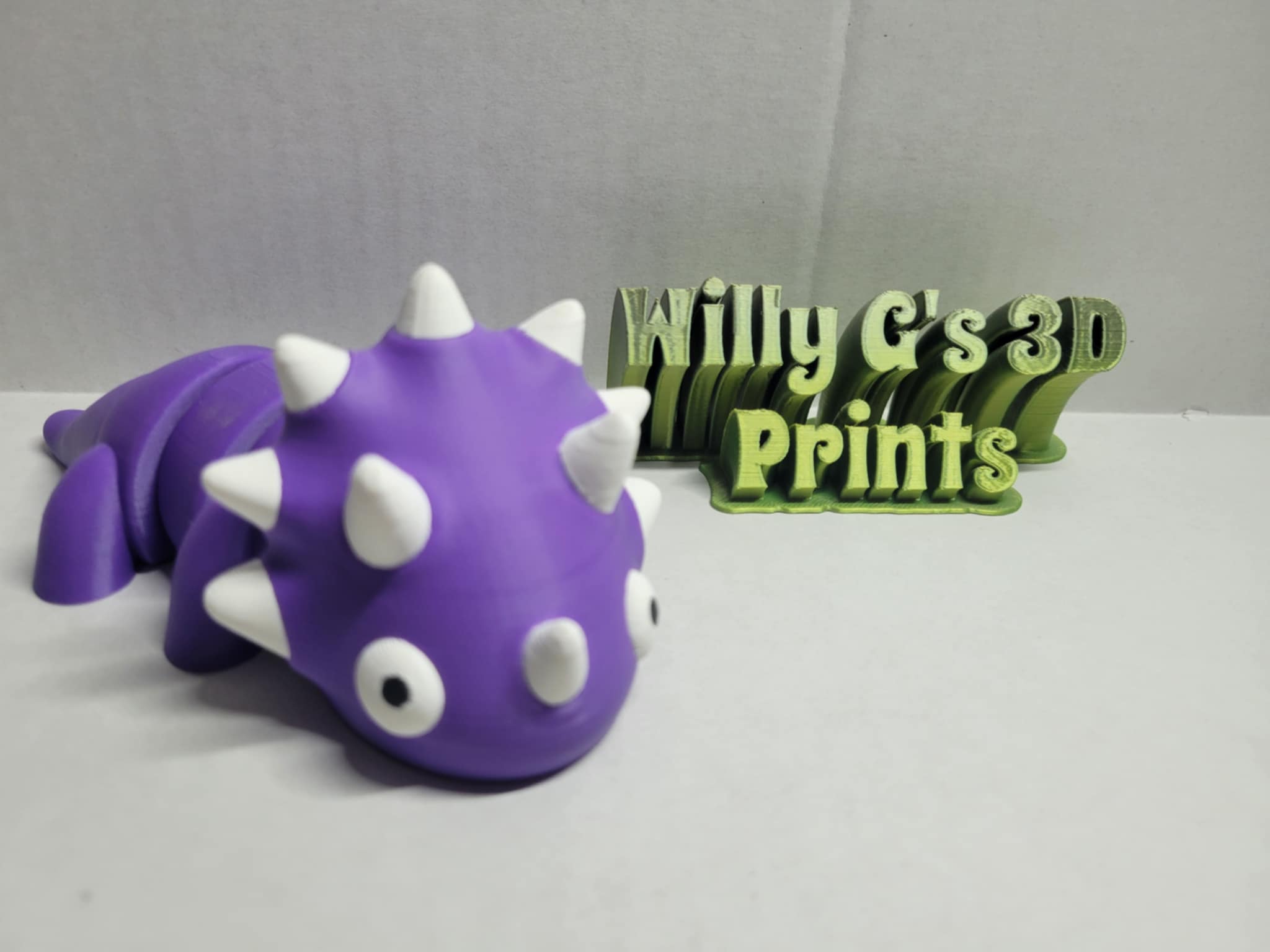 3D Printed Articulated Triceratops