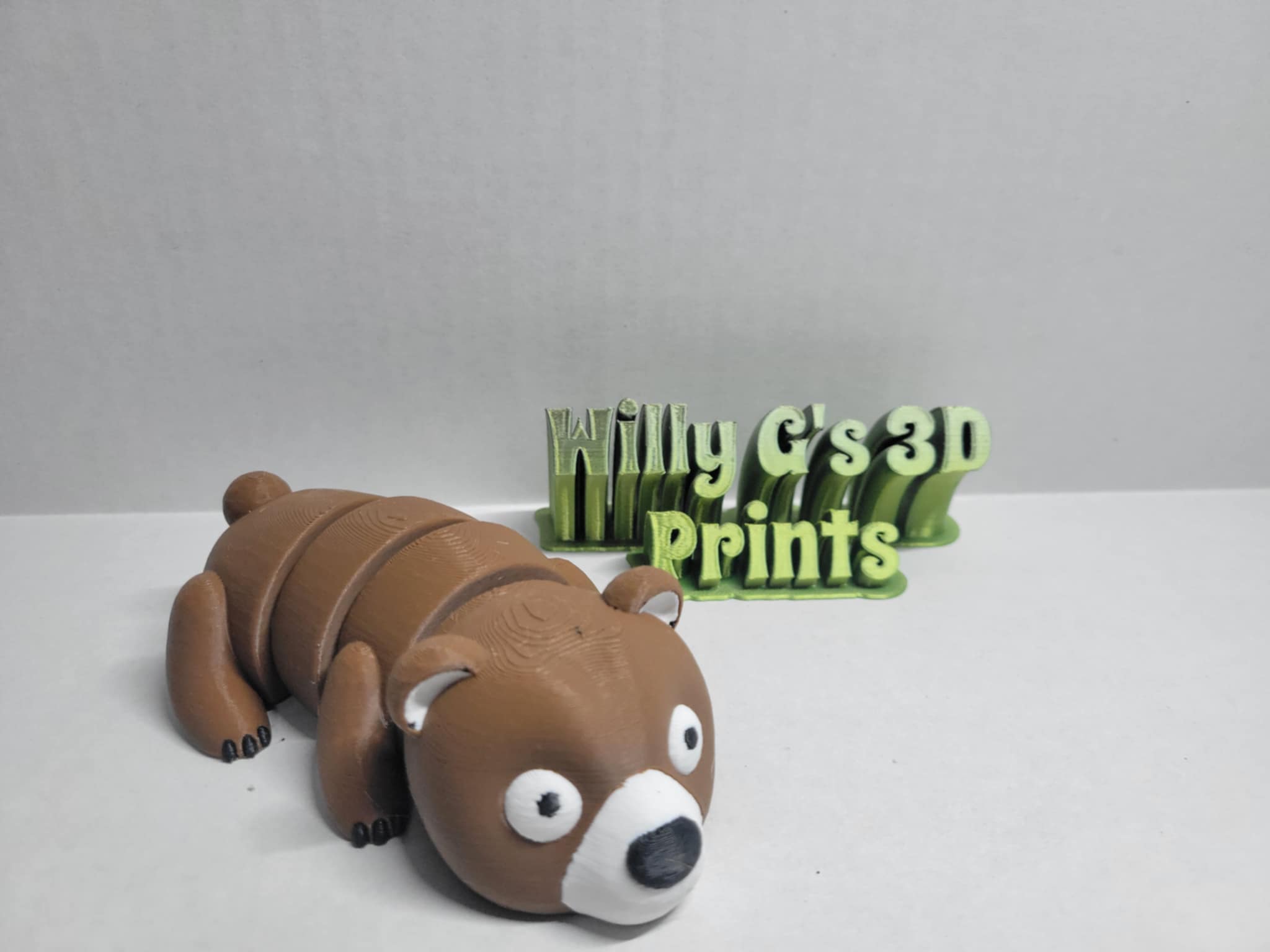 3D Printed Articulated Bear