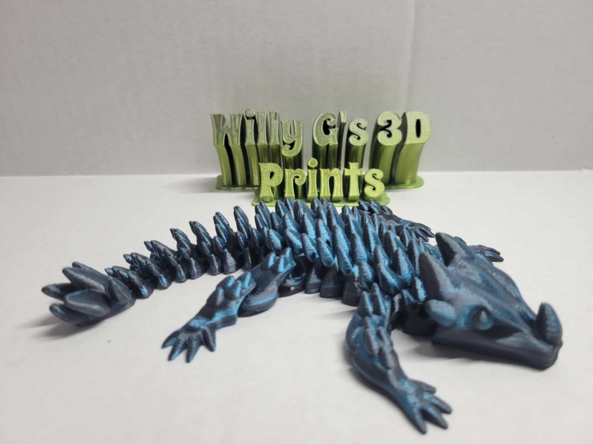 3D Printed Articulated Dragon Lizard