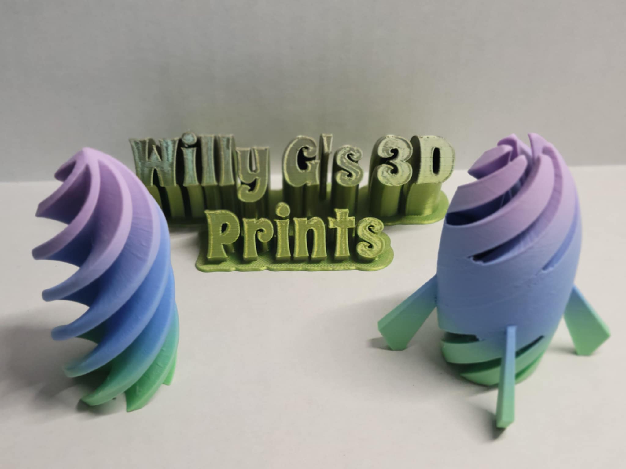 3D Printed Rocket Spiral Fidget