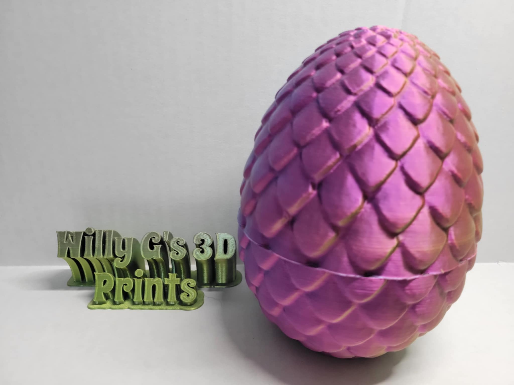 Large 3D Printed Dragon Egg with Mystery Item