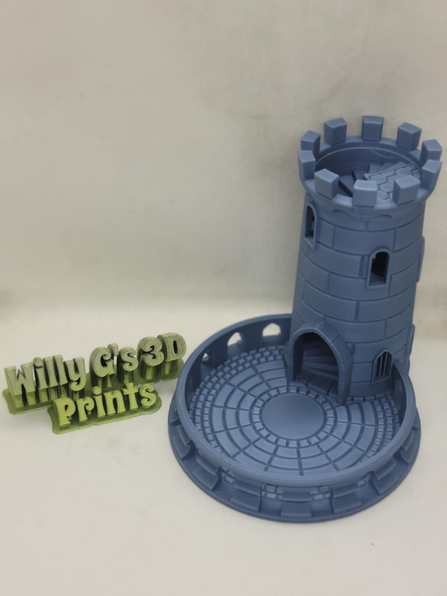 3D Printed Dice Tower Castle