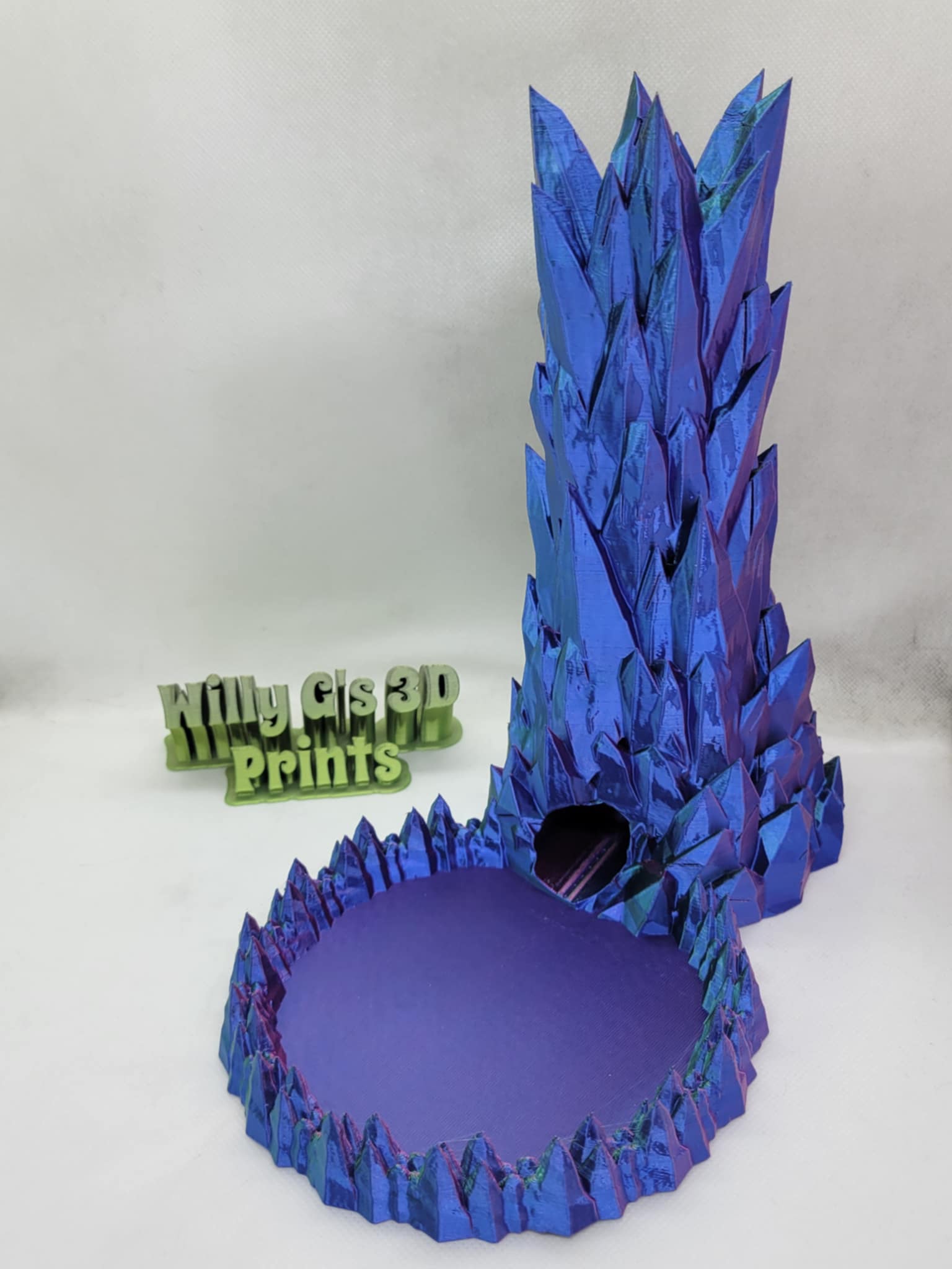 3D Printed Crystal Dice Tower