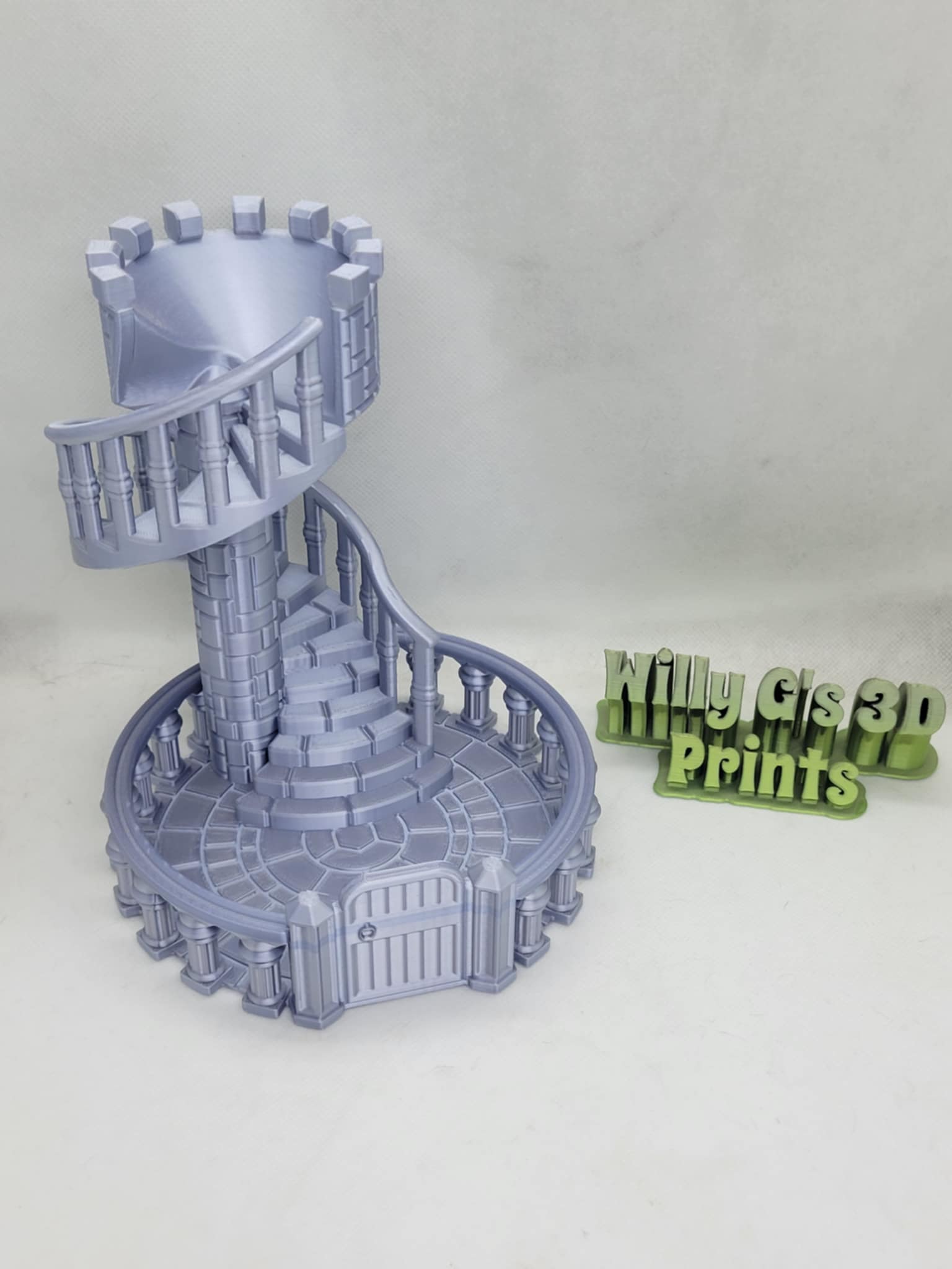 3D Printed Stairs Dice Tower 