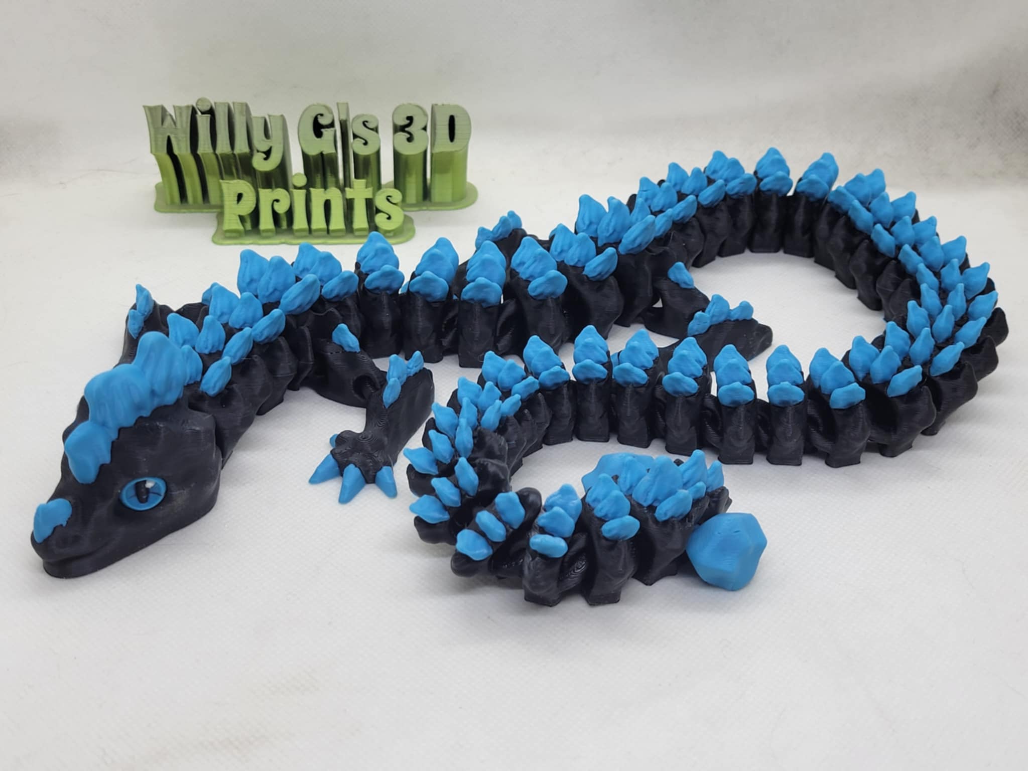 3D Printed Articulated Dino Dragon