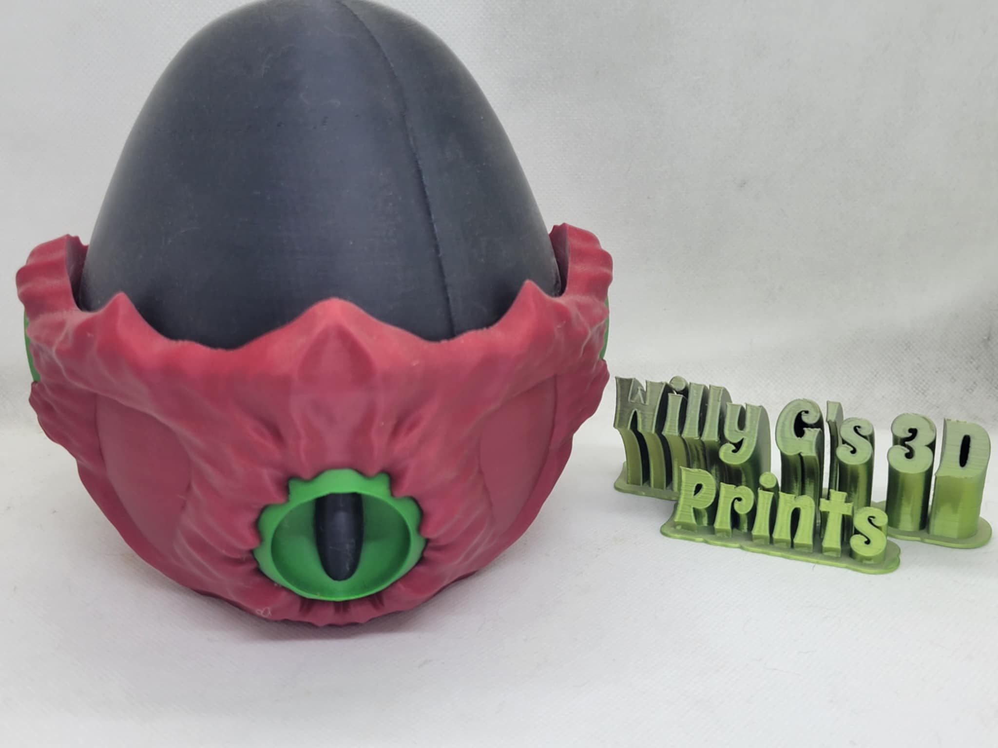 3D Printed Cursed Dragon with Fidget Tail and/or Egg
