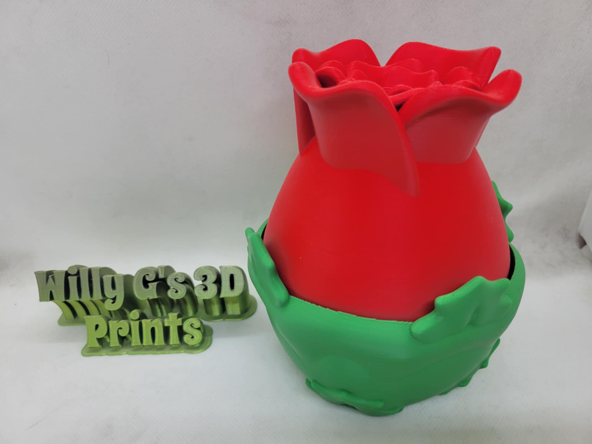 3D Printed Rose Dragon and/or Egg