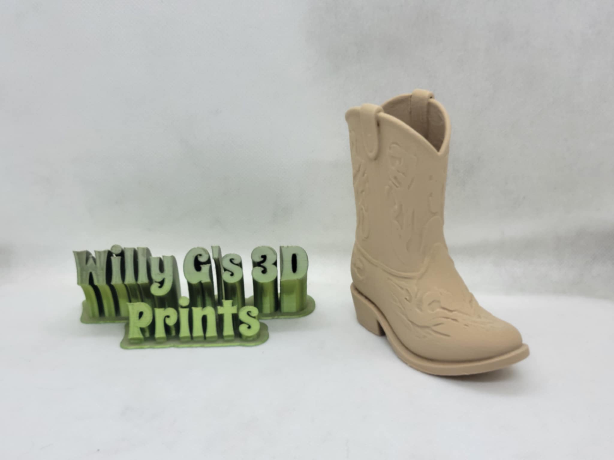 3D Printed Cowboy/Cowgirl Boot Pencil/Pen Holder