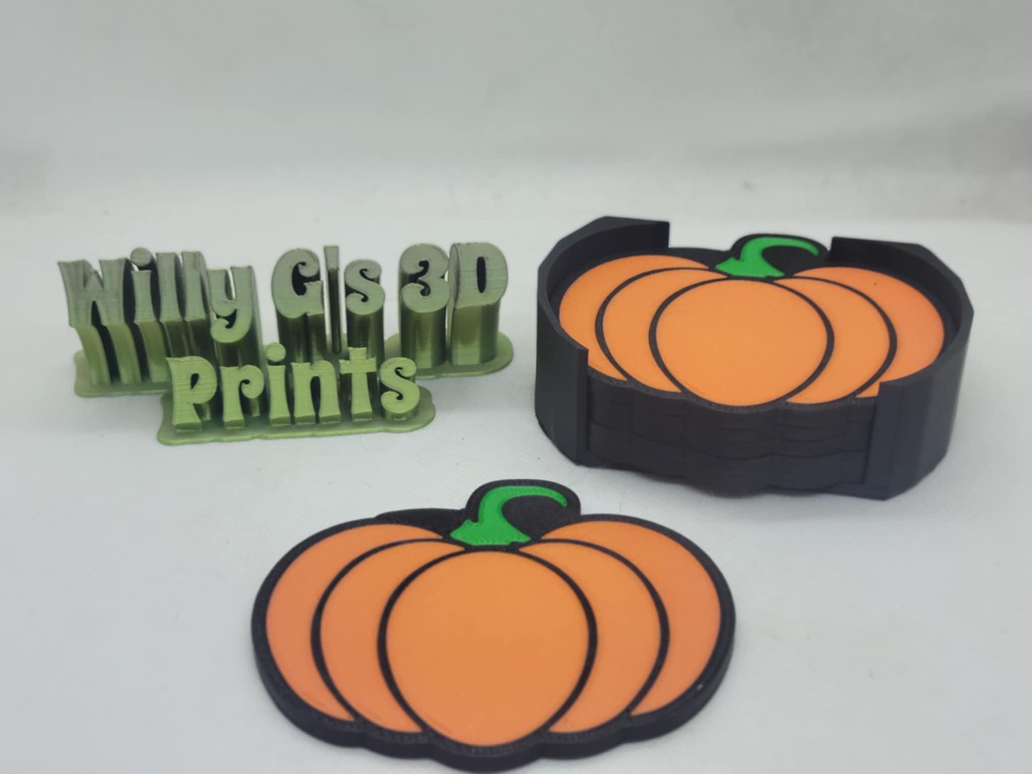 Pumpkin Coaster Set of 6