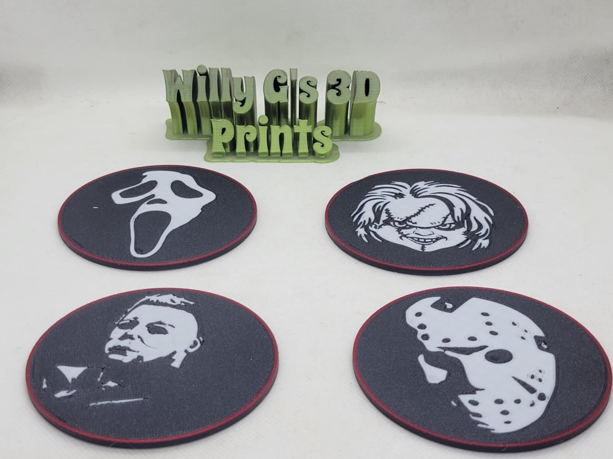 Halloween Horror Coaster Set of 4