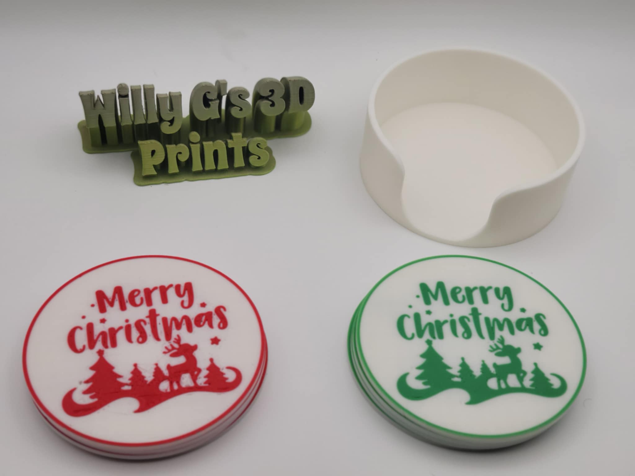Christmas Coaster Set of 8