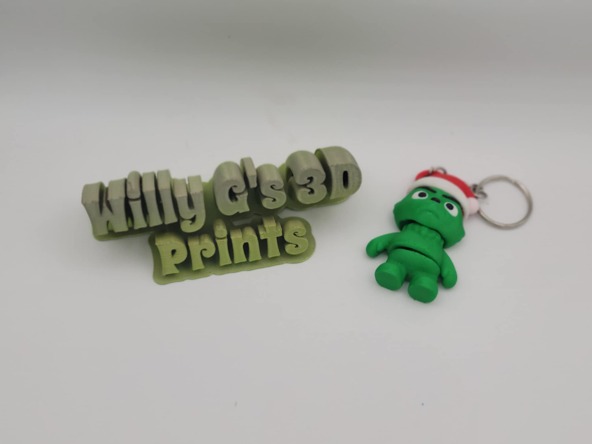 Holiday Articulated 3D Printed Keychains/Backpack/Handbag Accessories
