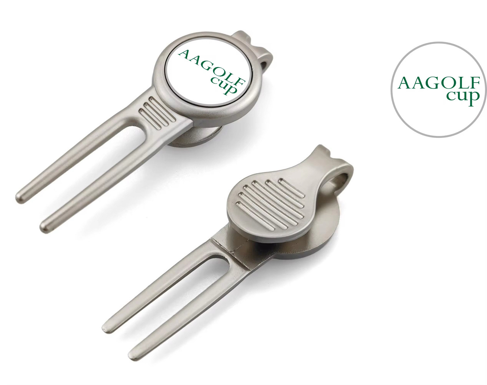 Golf Divot Repair Tool with Ball Marker