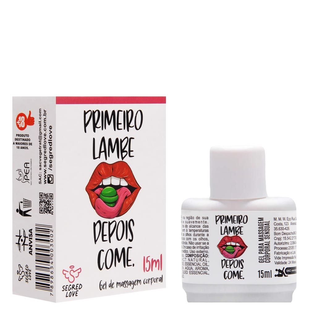Primeiro Lambe, Depois Come - 15ml