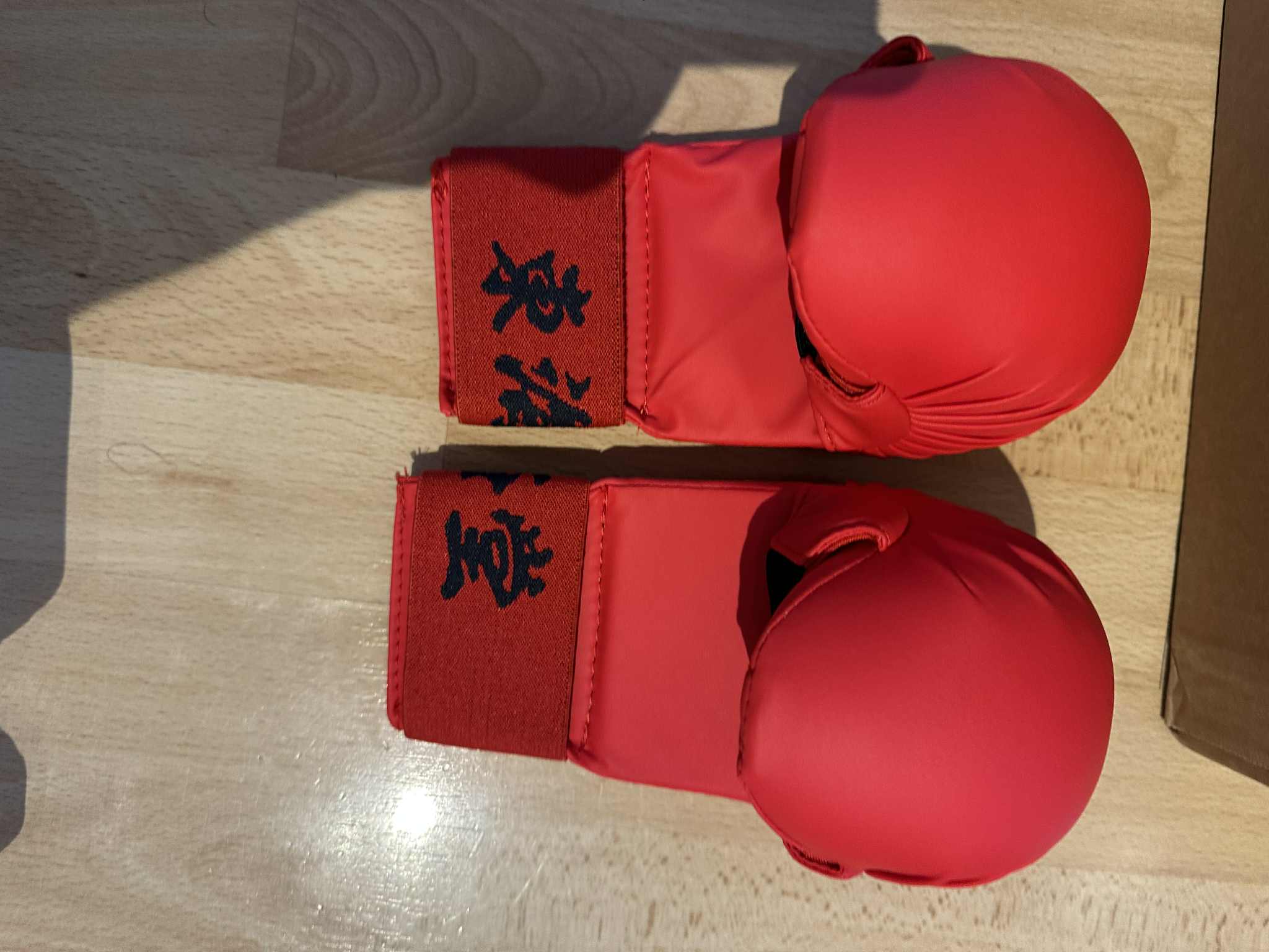 Red Karate Sparring Gloves
