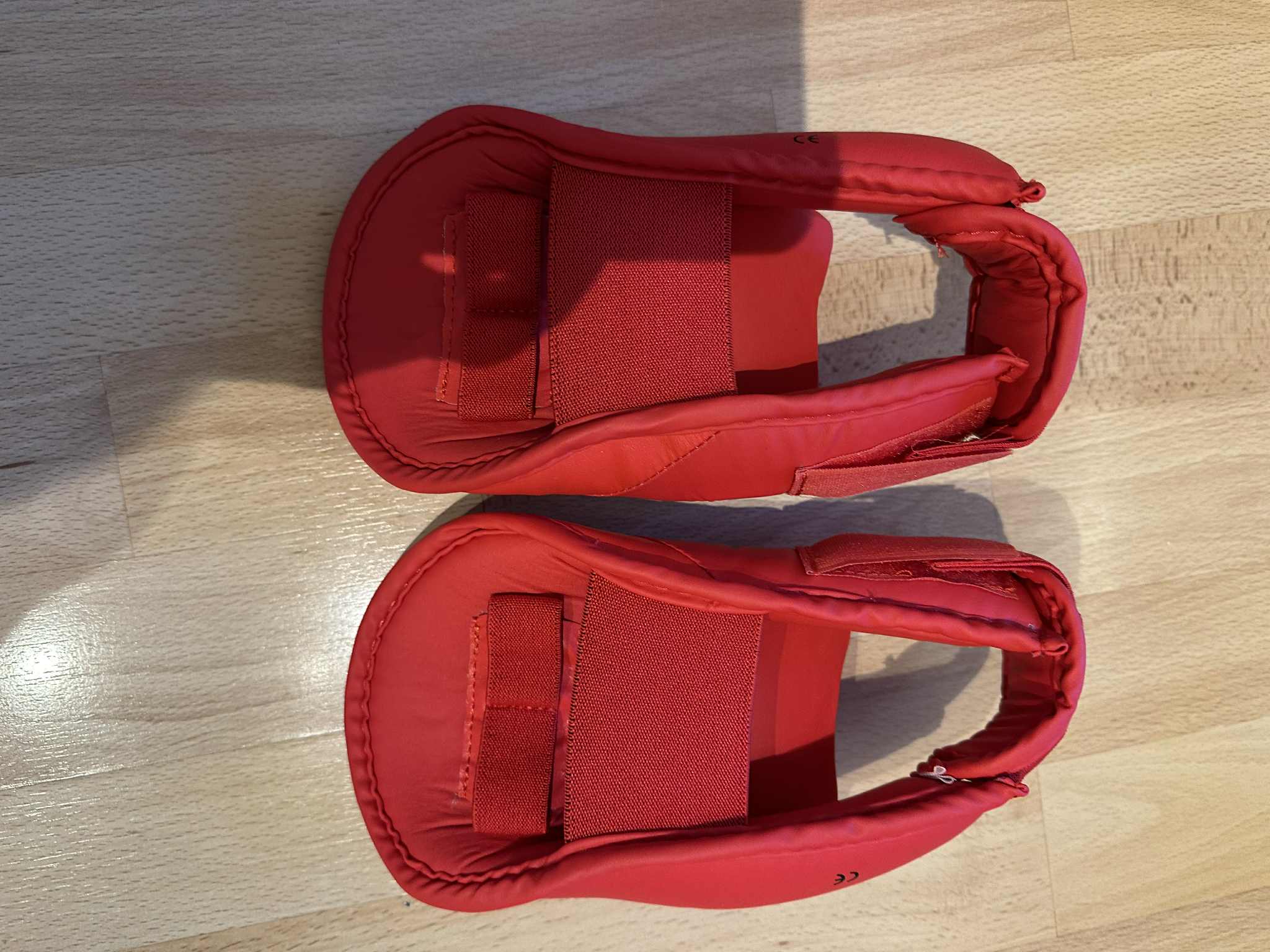 Red Martial Arts Foot Guards