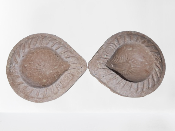 Eco-Friendly Cow Dung Design Diya