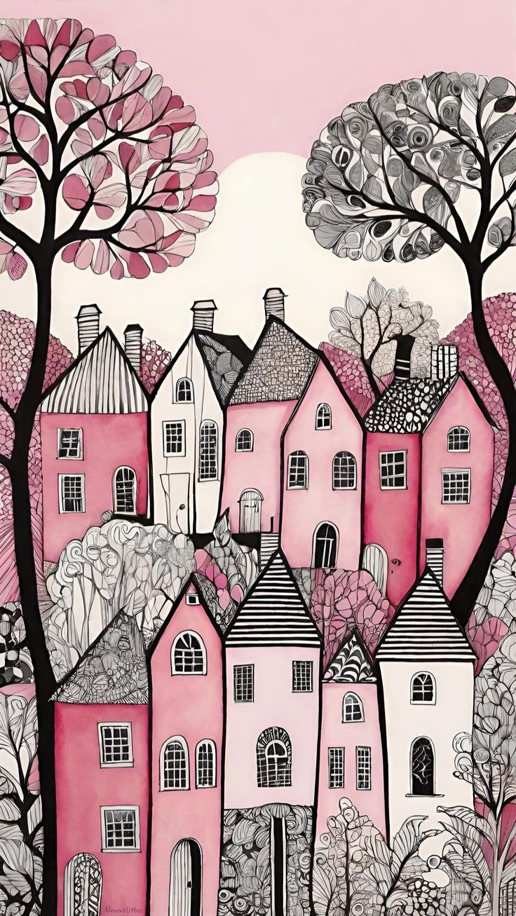 Пейзаж с черно-бели мотиви и един акцентен цвят