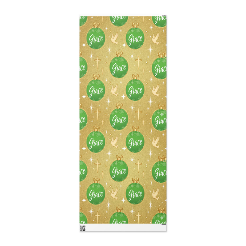 "GRACE" Christian Wrapping Paper Roll