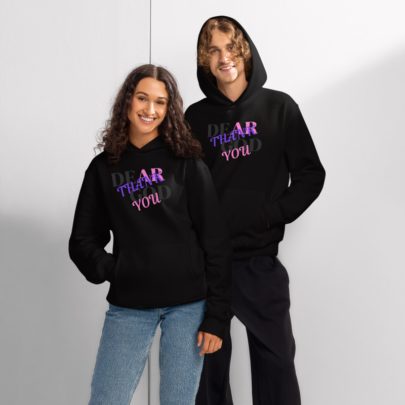 "DEAR GOD THANK YOU" Oversized heavyweight hoodie