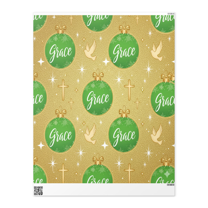 "GRACE" Christian Wrapping Paper Roll