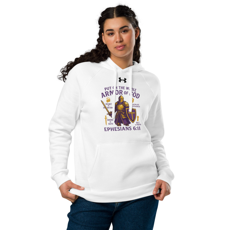 "PUT ON THE WHOLE ARMOR OF GOD"  Under Armour® Hoodie