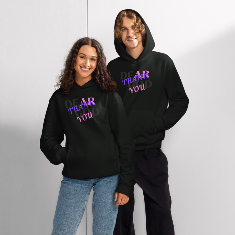 "DEAR GOD THANK YOU" Oversized heavyweight hoodie