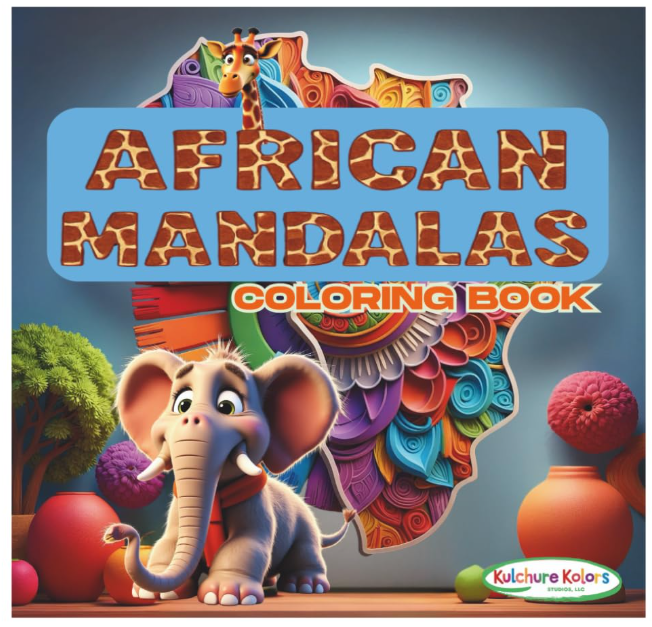 African Mandalas Coloring Book
