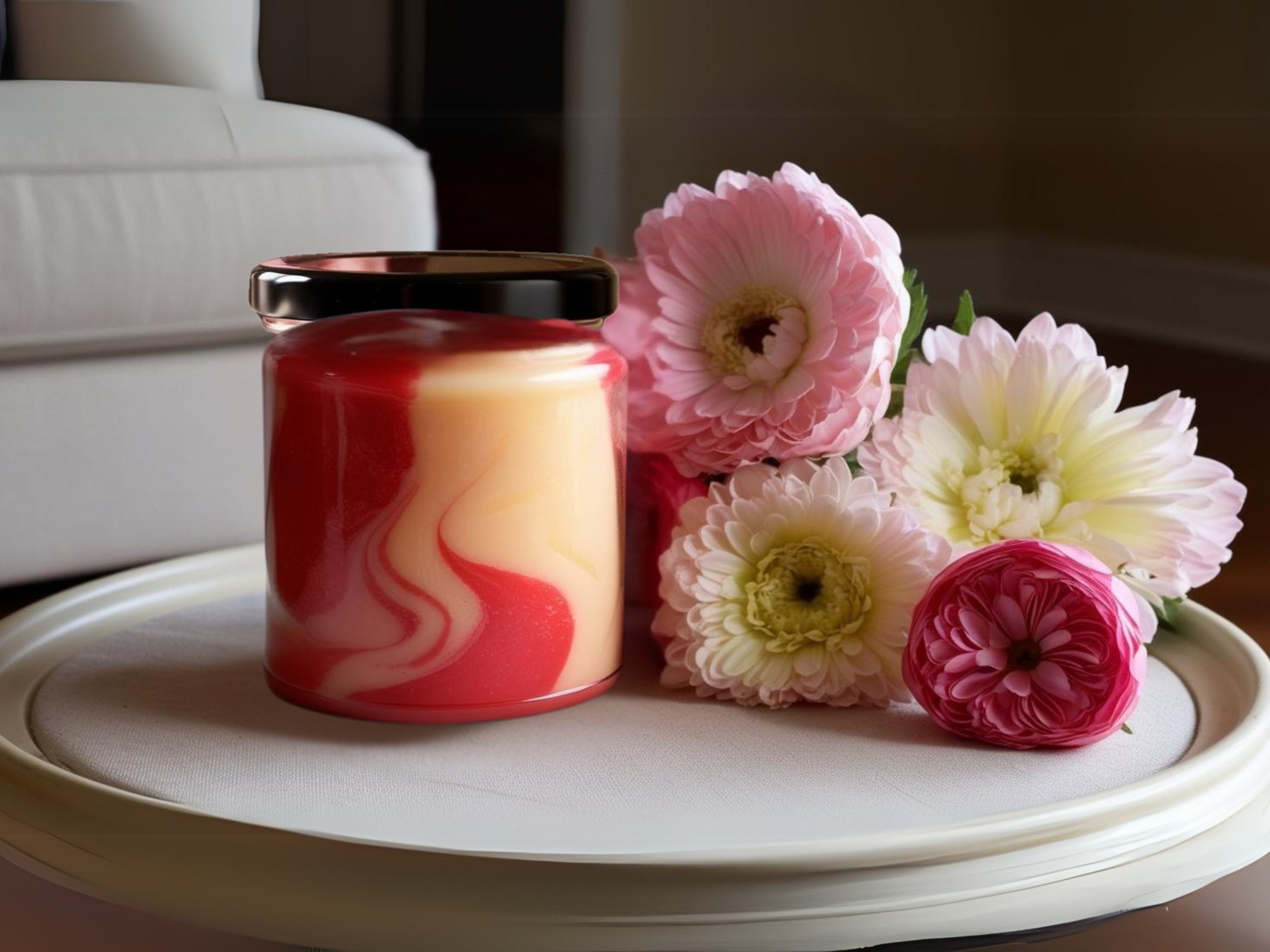 Strawberry Pound Cake Scented 8oz Candle