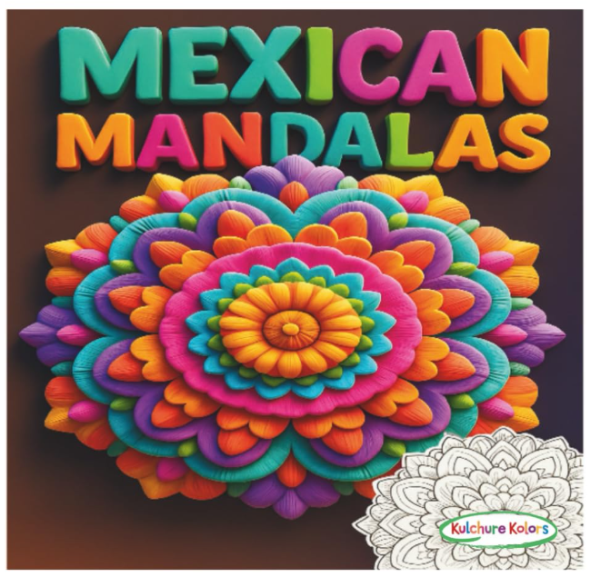 Mexican Mandalas Coloring Book