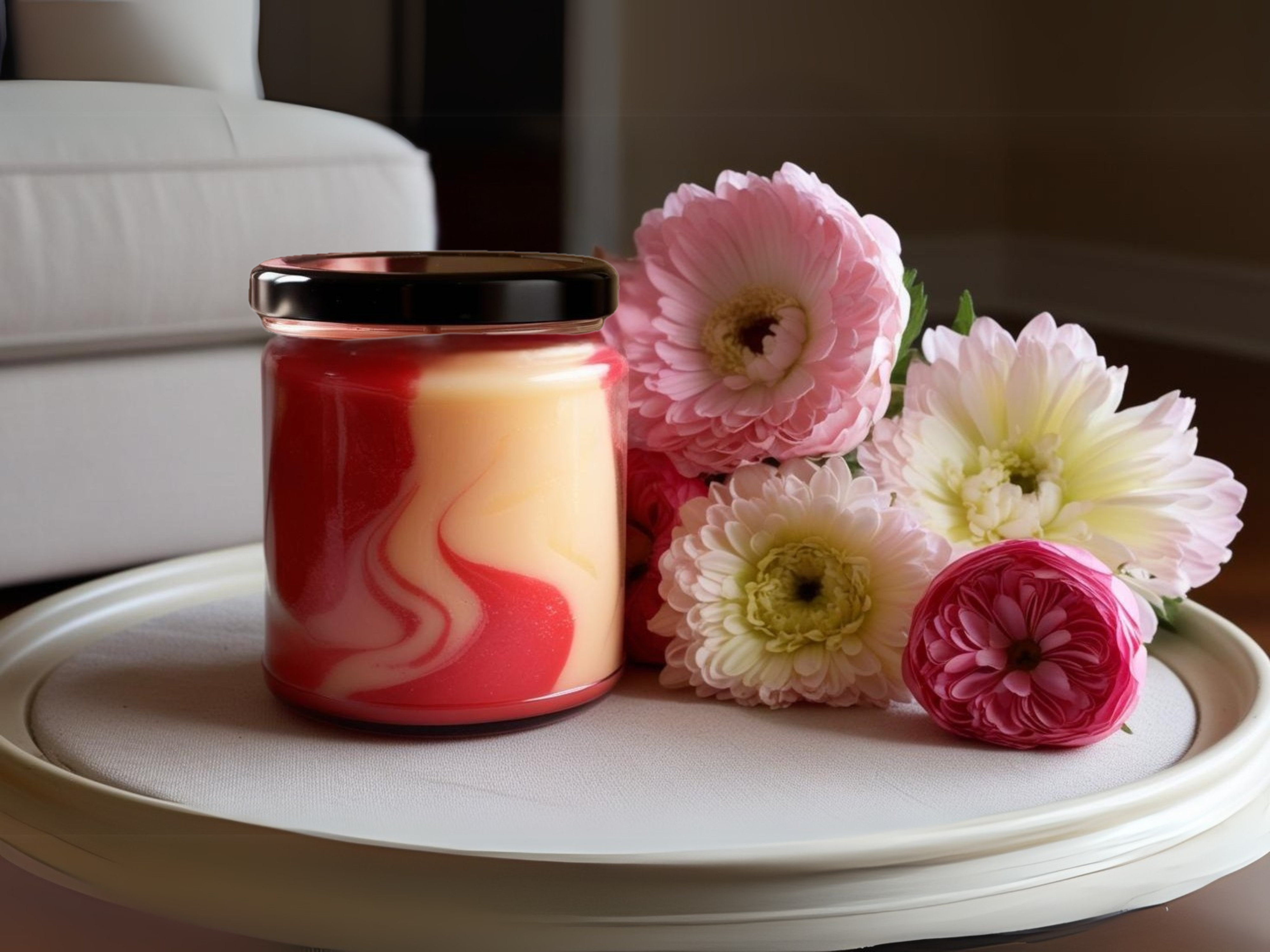 Strawberry Pound Cake Scented 8oz Candle