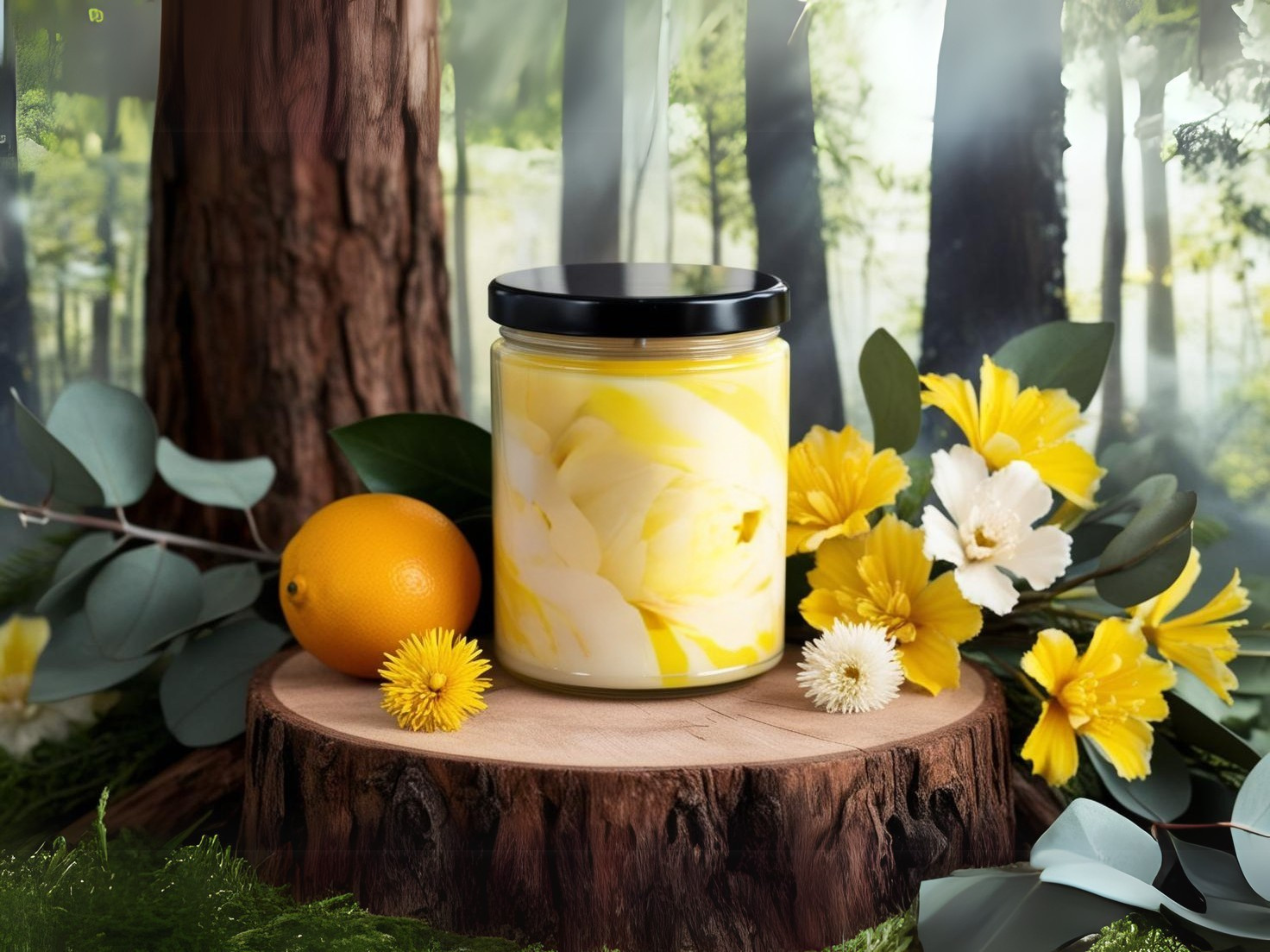 Banana Berry Smoothie Scented 12oz Candle