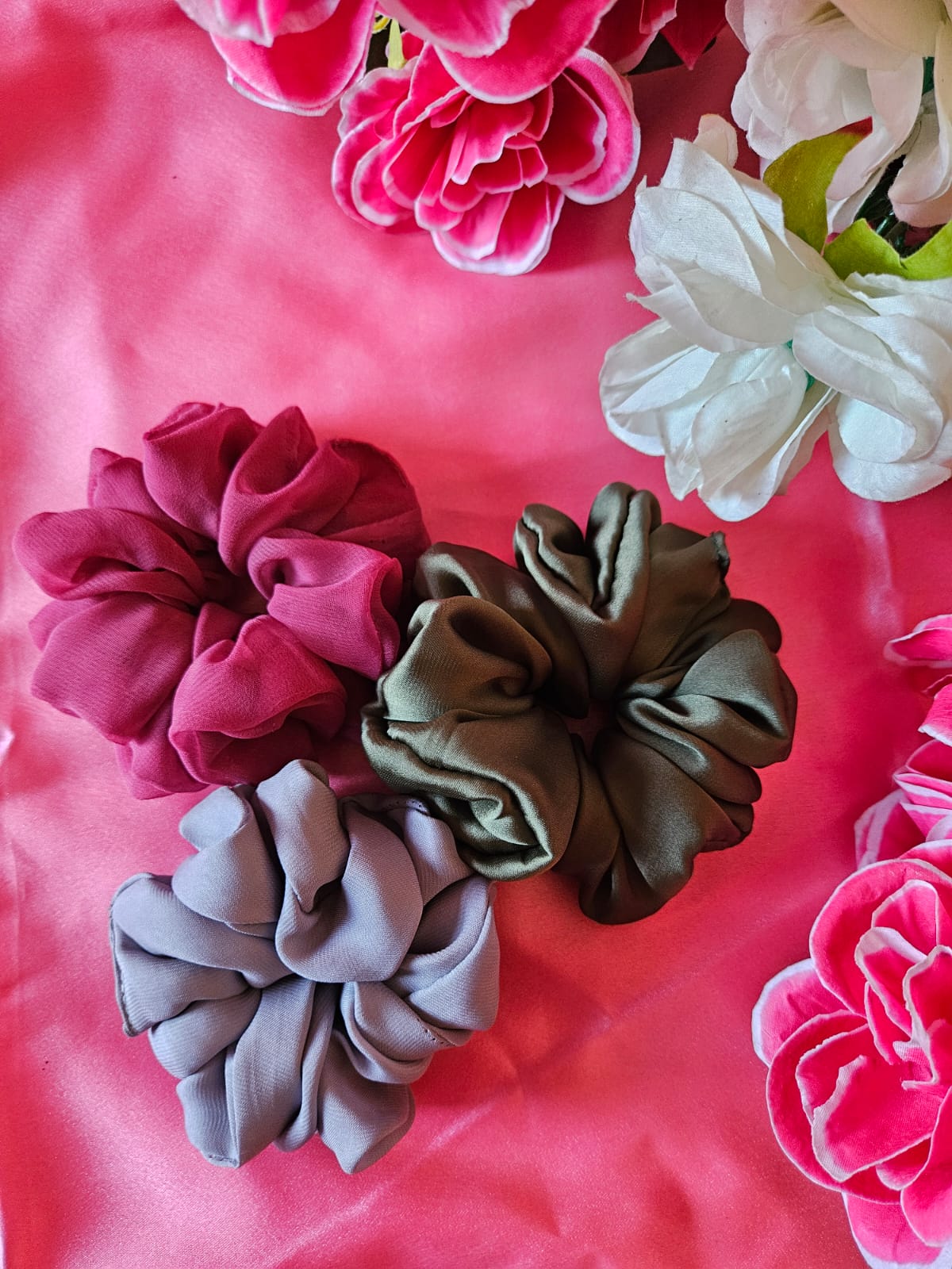 Set of Decorative Scrunchies