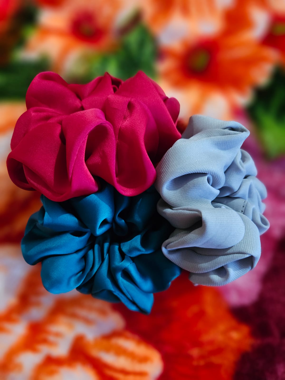 Set of Colorful Scrunchies