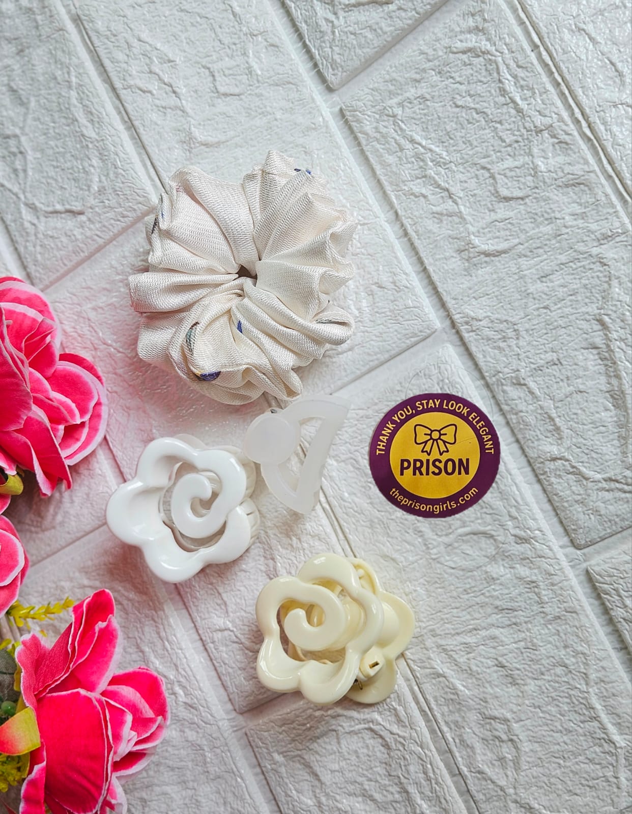 Floral Hair Accessories Set