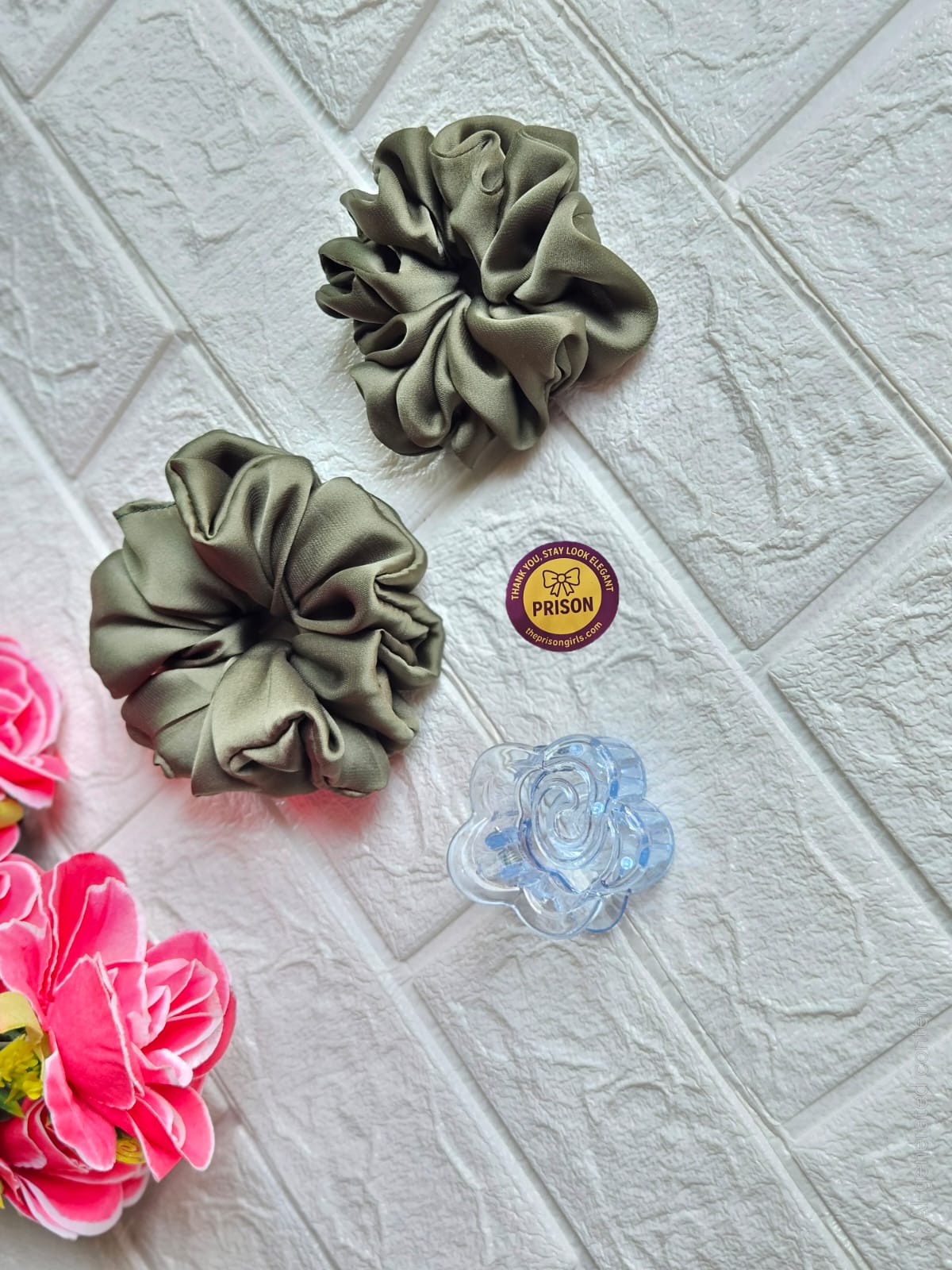 Luxury Hair Scrunchies Set