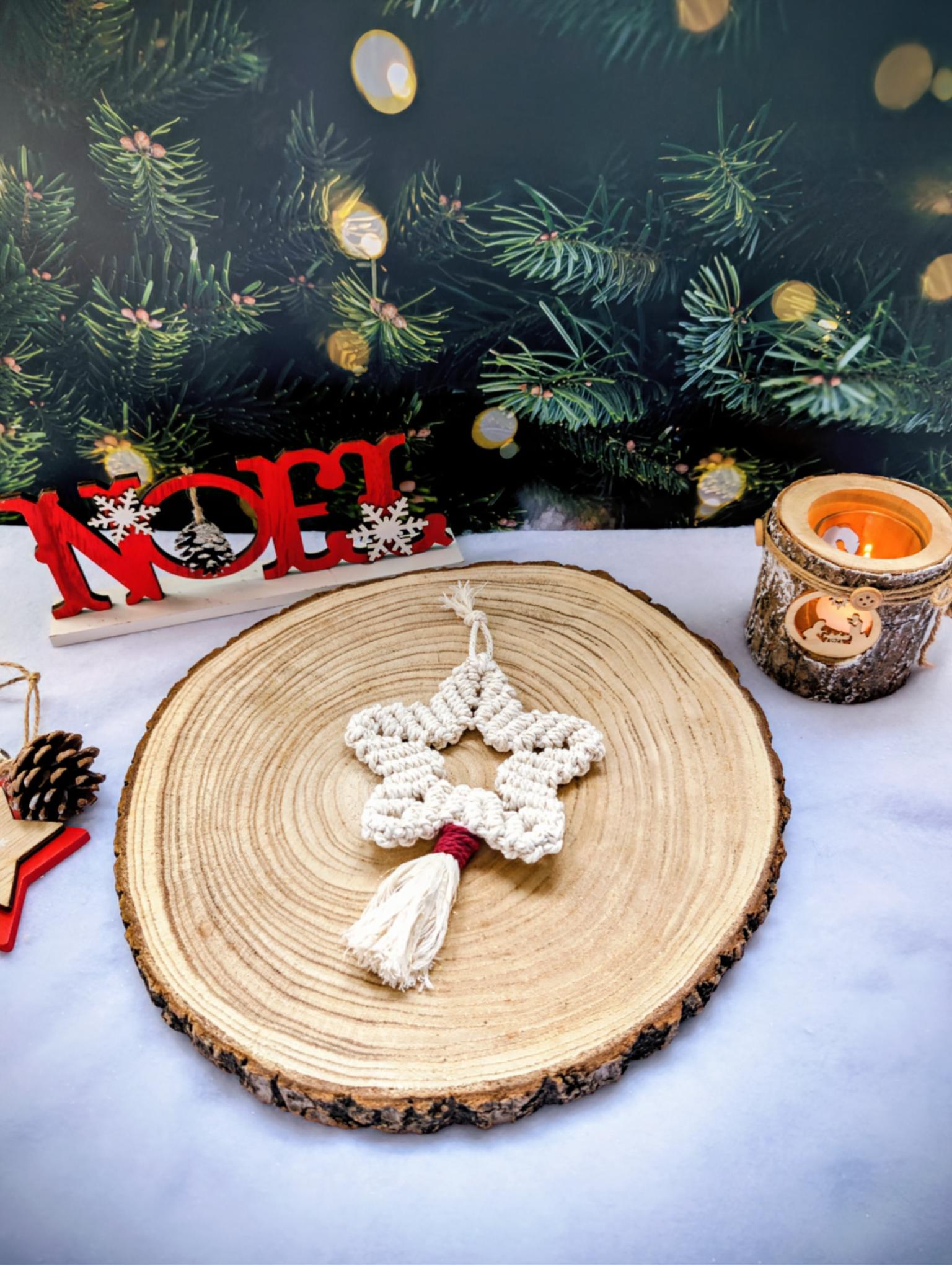 Étoile filante de Noël 