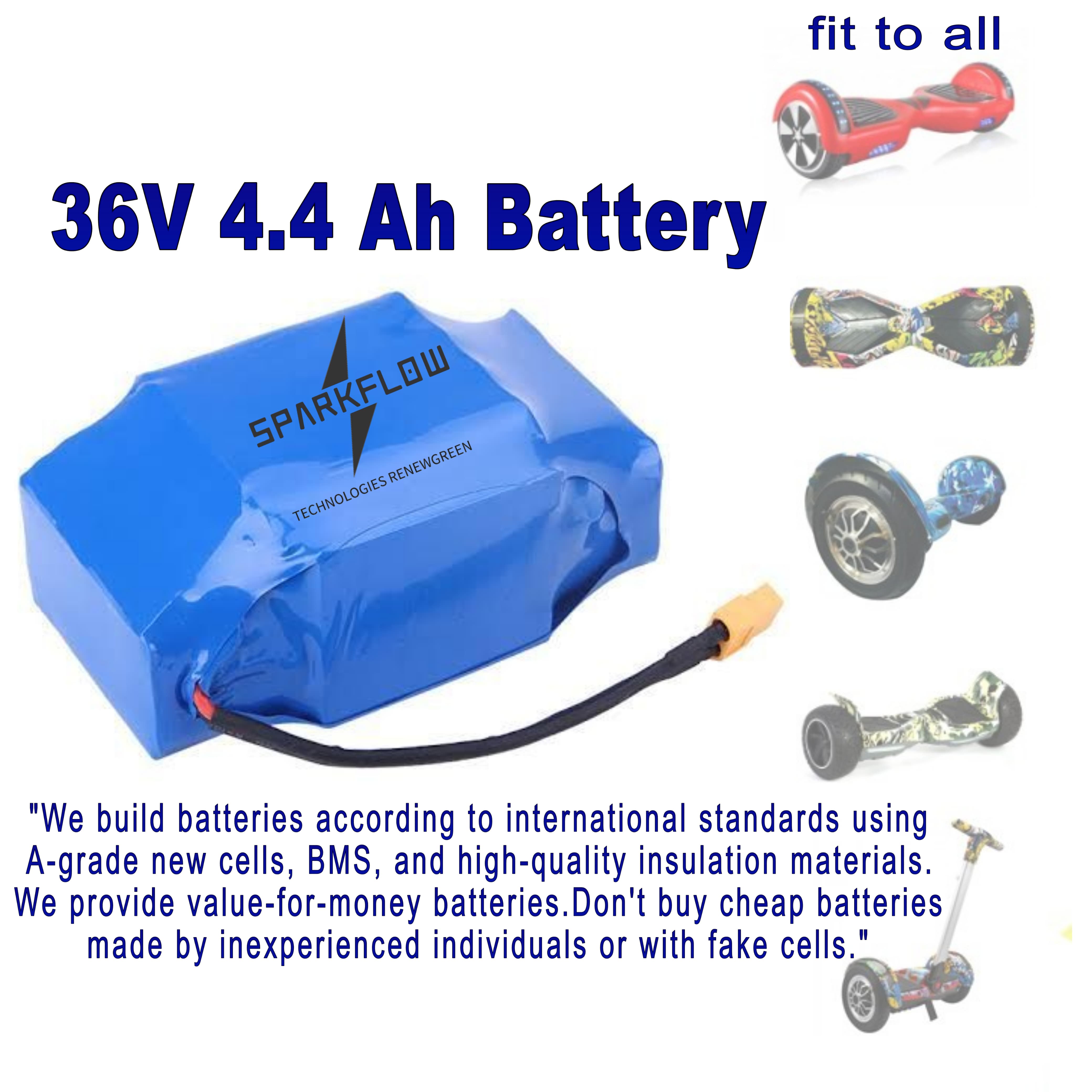 36V 4.4 Ah Battery