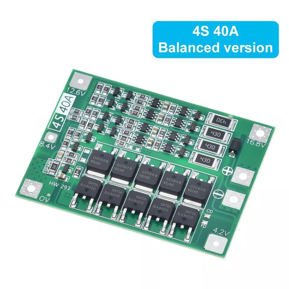 4S 40A Battery Management System