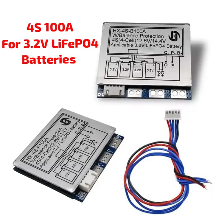 4S 100A Battery Management System (BMS)