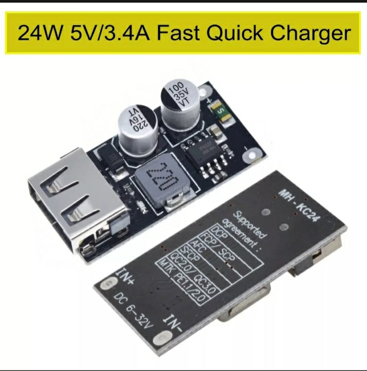 24W 5V/3.4A Fast Quick Charger