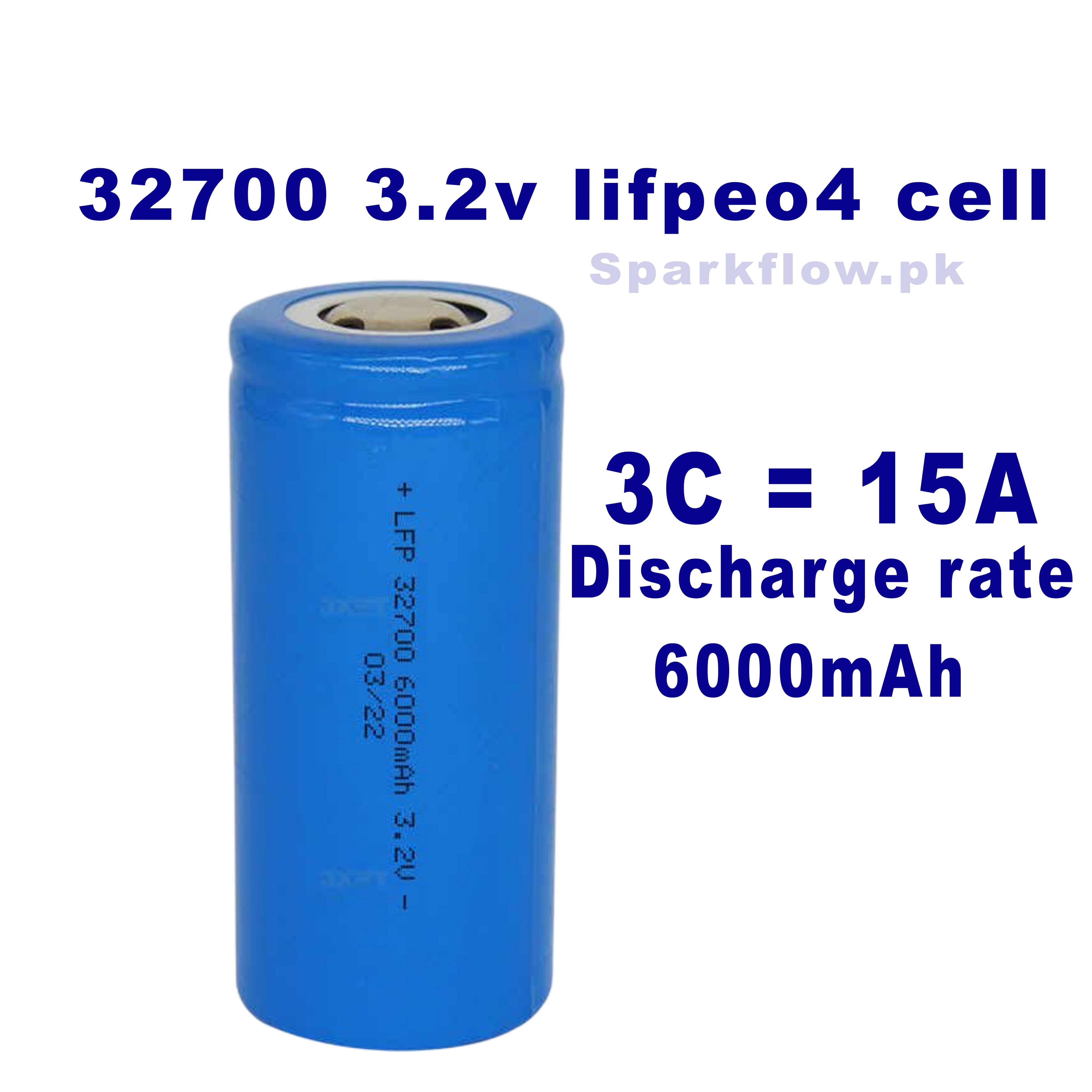 32700 3.2V LiFePO4 Cell