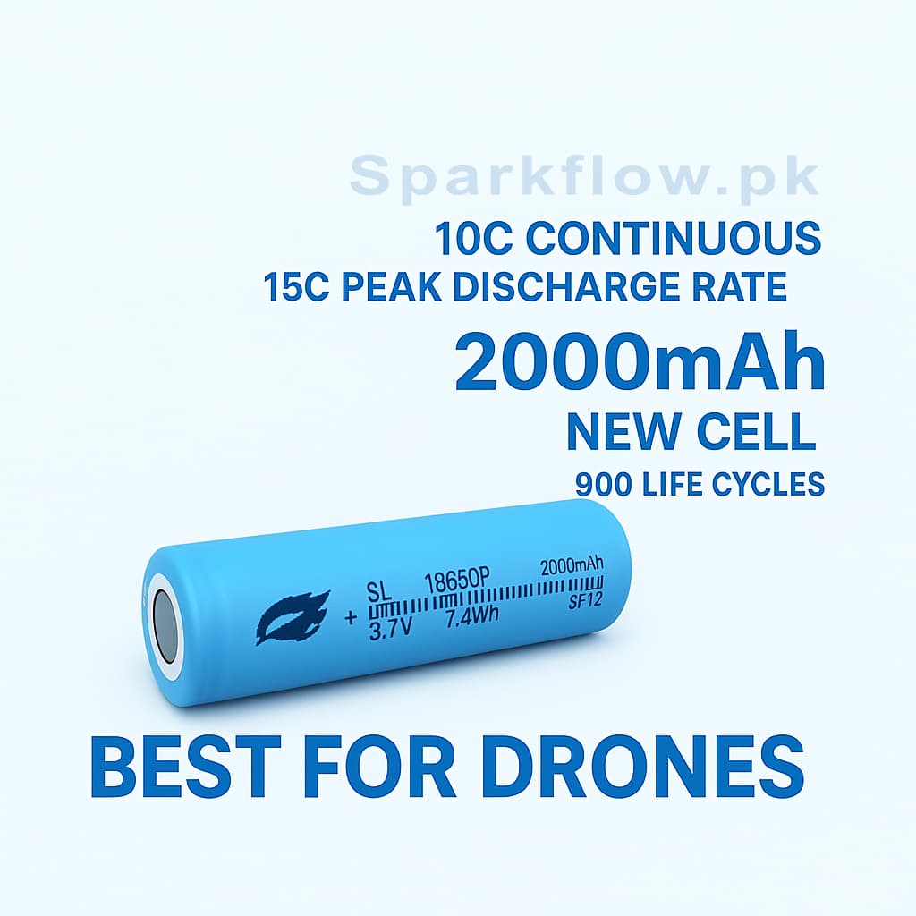 18650 10c 15c 2000 mAh lithium ion cell for drone