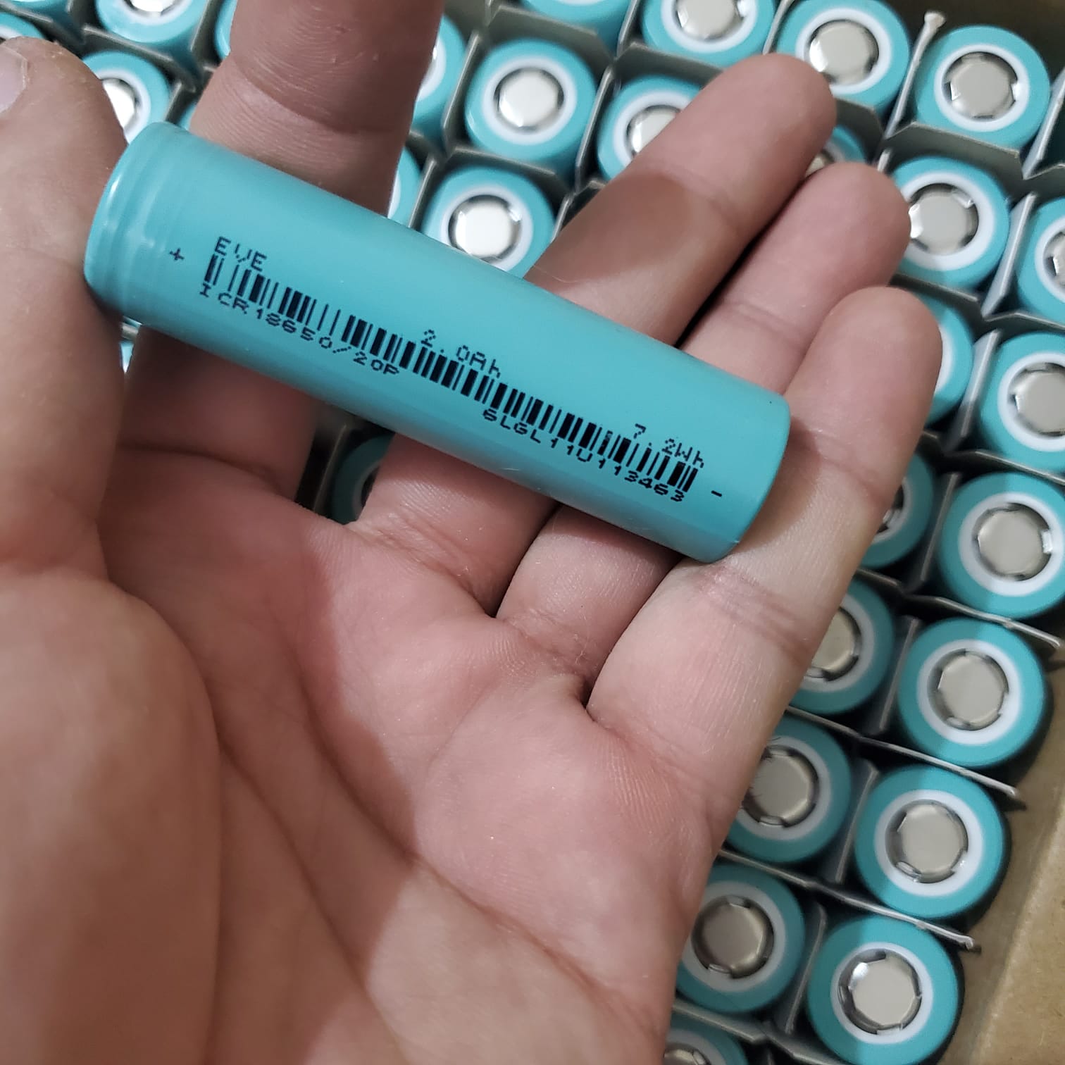 EVE 18650 20P 15C 2000mAh 30A discharge rate cells in Pakistan